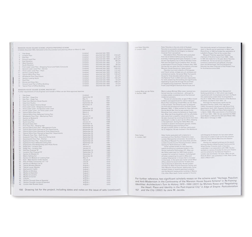 MIES IN LONDON by Mies van der Rohe [HARDCOVER]
